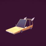 Cartoon Low Poly Car