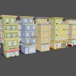 City buildings Kitbash Set