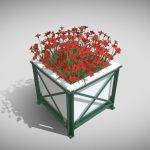 city flower pot red flowers.thumb