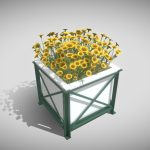 City Flower Pot Sunflowers