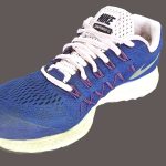 Sneaker shoe low poly model