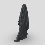 Walking Middle Eastern Woman – 3D People
