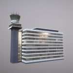 Airport Control Tower EHAM Building Tower