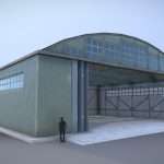Airport Hangar SmallHangar 01 open