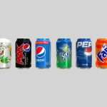 Coca Cola Coke Fanta Sprite Pepsi 7up Cans