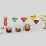 Cocktail Low-poly G23