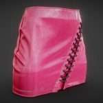 Diagonal Laced Skirt