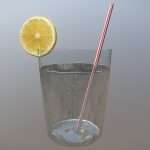 Glass Of Water With Lemon