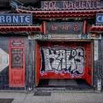 Graffitied chinese restaurant photogrammetry