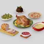 Holiday Foods Low-poly G37