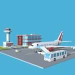 Isometric airport