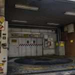 Japanese garage with vending machine scan