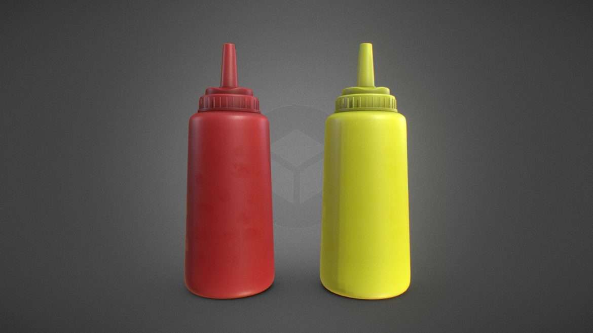 ketchup mustard squeeze bottles.thumb