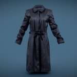Leather Underworld Coat Closed