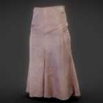 Long Brown Leather Skirt