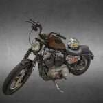 Low poly Custom Harley Bike Photogrammetry Scan