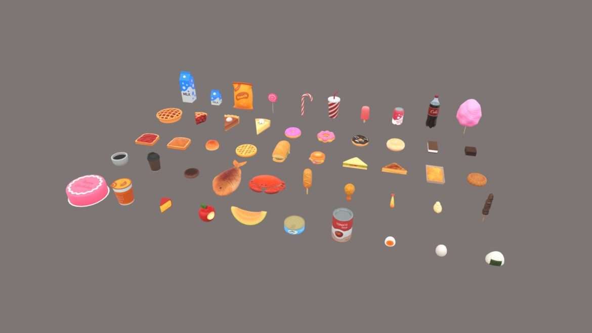 low poly food pack vol 3.thumb
