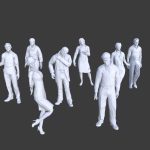 Low Poly People Collection 19