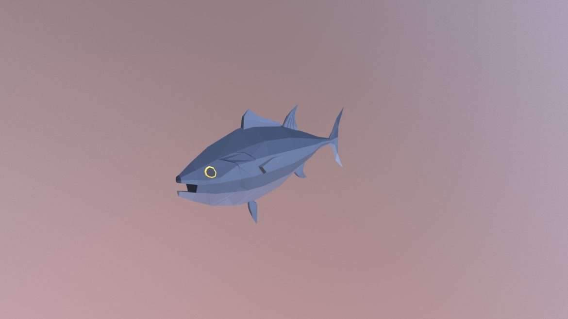 low poly tuna fish.thumb