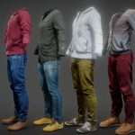 Male Clothing Collection V1