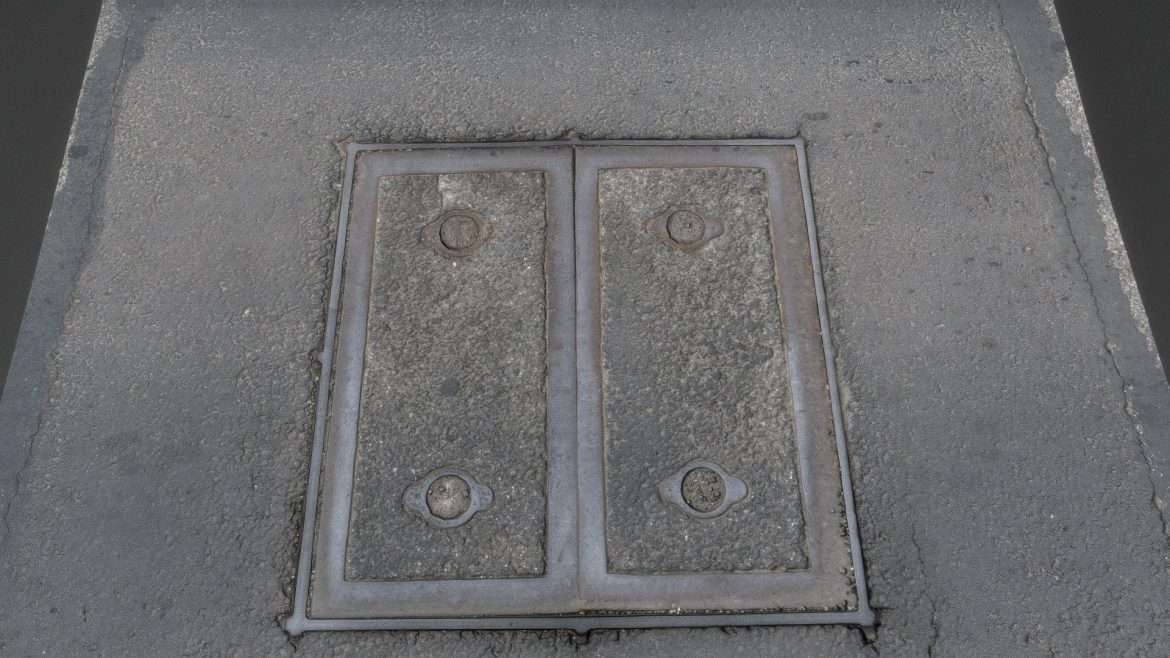 metal road utility hatch gate.thumb