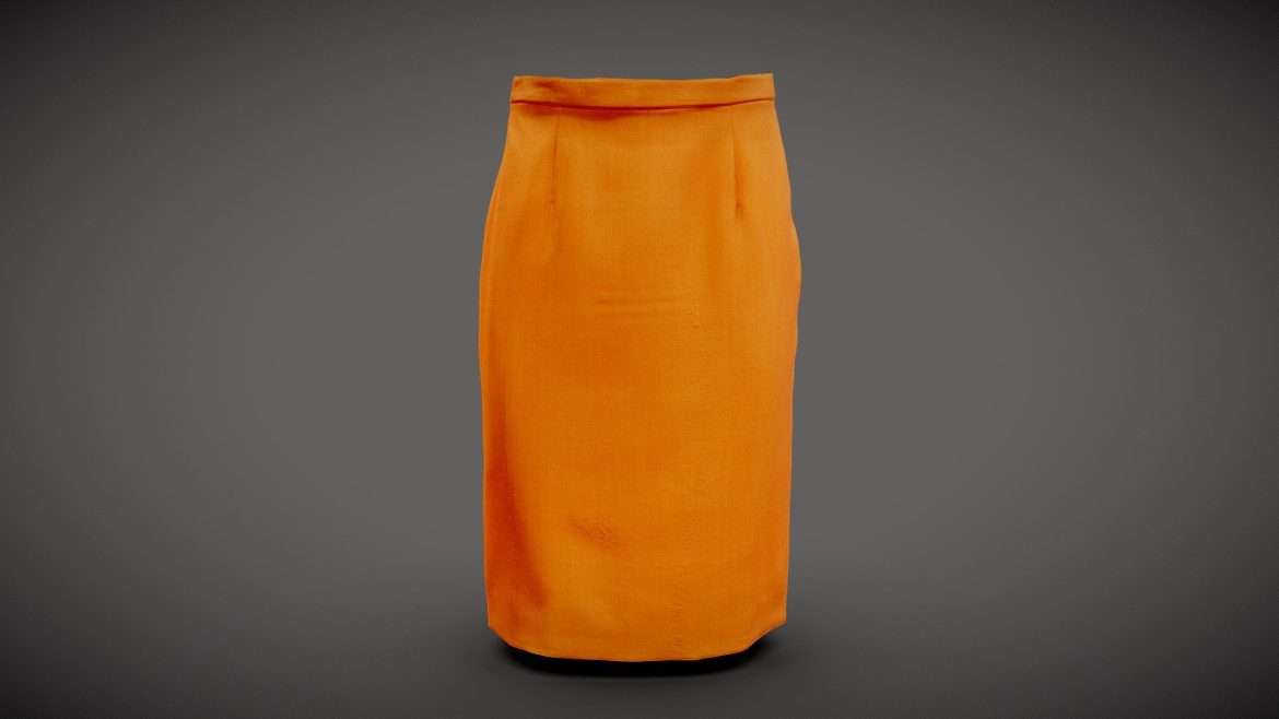 orange pencil skirt.thumb