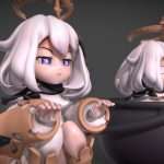 Paimon in the pot – Fanart – Print ready