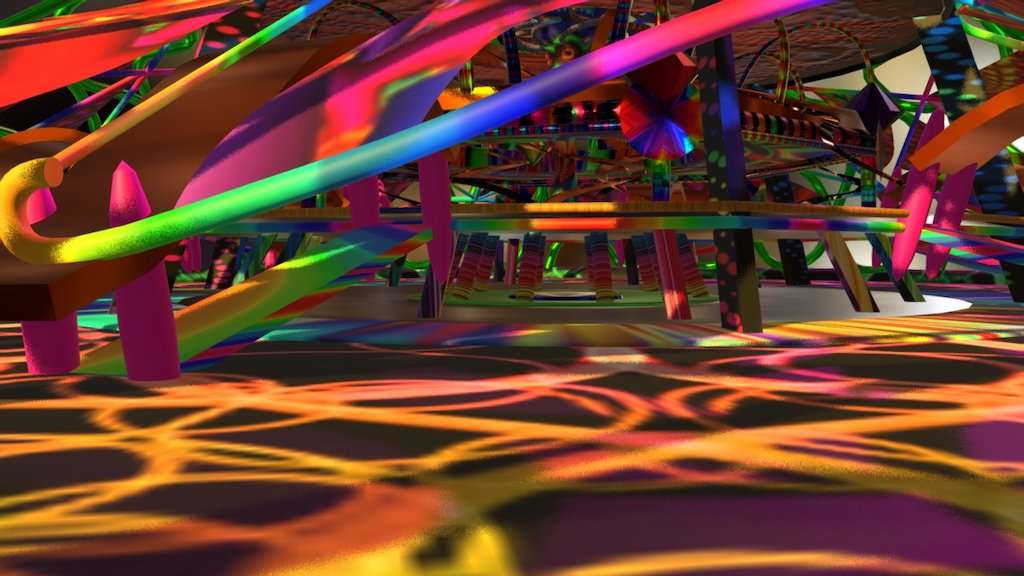psychedelic dance club for vr chat.thumb 1
