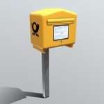Public Mailbox 1 (Low-Poly Version)