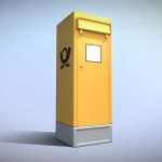 Public Mailbox 2 (Low-Poly Version)
