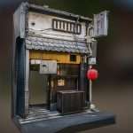 Red lamp restaurant photogrammetry scan