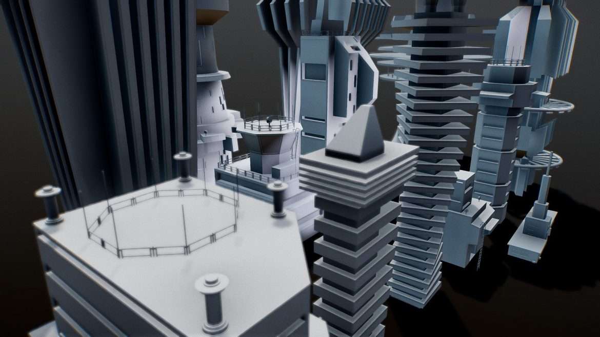 sci fi kitbash low poly 13 buildings.thumb 2