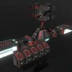 Scifi Mars Space Station