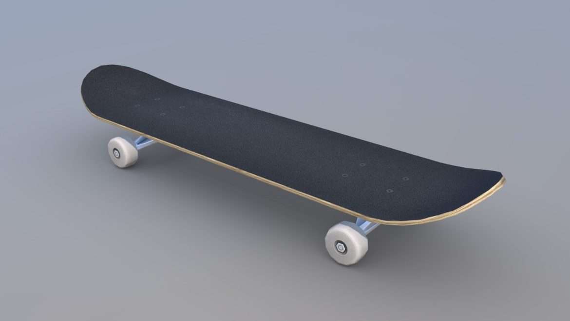skateboard low poly.thumb 1