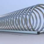 Spiral Bike Stand [2] (High-Poly Version)