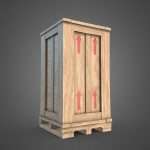 Stylised Large Wooden Box