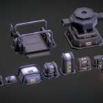 Stylized Sci-Fi Building Set