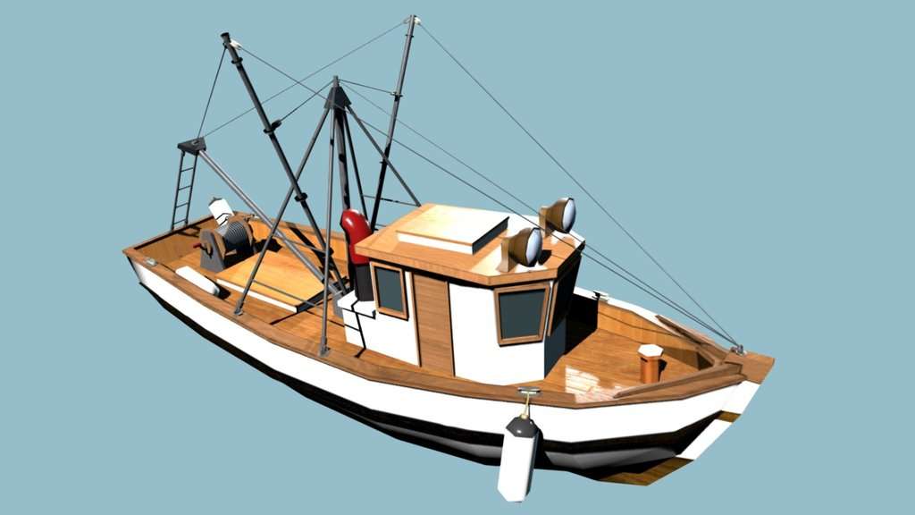 stylized trawler fishing boat.thumb