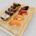 Sushi and nigiri making at home