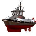 Ultra compact ASD tugboat