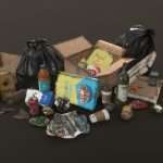 Urban Trash & Garbage Bags – Low Poly
