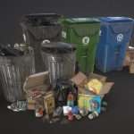 Urban Trash Pack Vol 2 – Low Poly