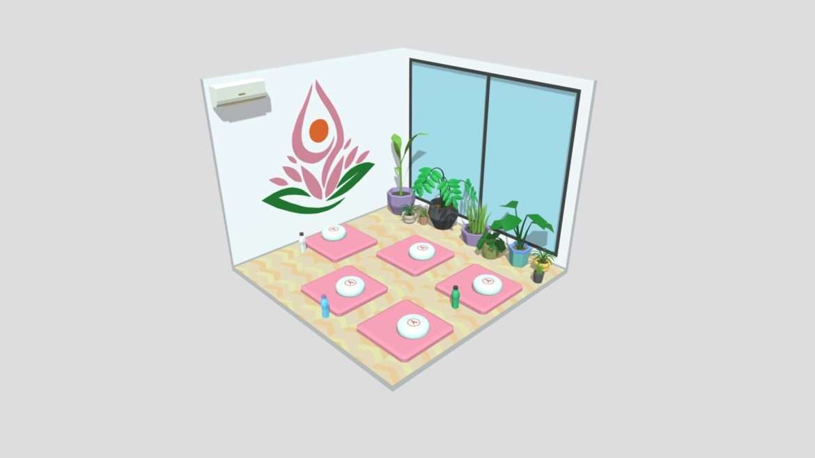 yoga room 19 low poly 3d model.thumb