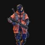 Cyberpunk Bled Robot