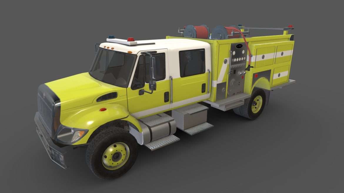 fire truck international yellow.thumb 1