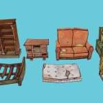 Flotsam props – furnitures