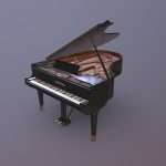 Grand Piano – UE4 Ready