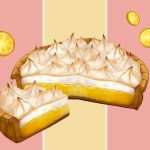 Handpainted Lemon Meringue Tarte