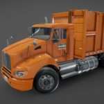 Industrial garbage truck