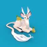 kirin-ish fawn with pears